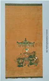 Blättern, die die Herz-Sutra