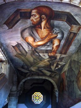 Decke der Colegio de San Ildefonso