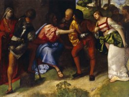 Die Ehebrecherin vor Christus gebracht