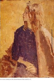 Mädchen im Profil Mädchen im Profil