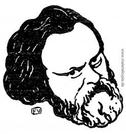 Russian politischer Schriftsteller Alexander Herzen