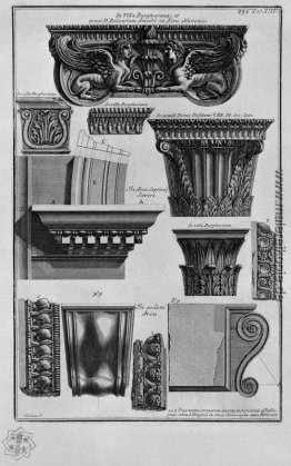 Capitals und Speziallichtbogen (Villa Borghese, der Triumphbogen