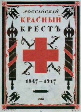 Abdeckung für das Buch 'Der russische Rote Kreuz. 1867-1917. '