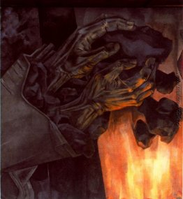 Wandbild von Mina (Detail)
