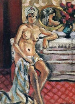 Nude in einem Turban