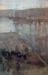 Nocturne in Blau und Gold Valparaiso Bay