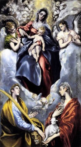 Die Jungfrau und Kind mit St. Martina und St. Agnes