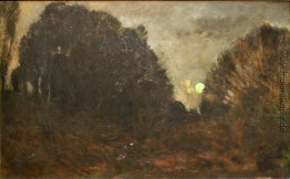 Steigende Mond in Barbizon