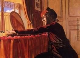 Madame Felix Vallotton an ihrer Frisierkommode