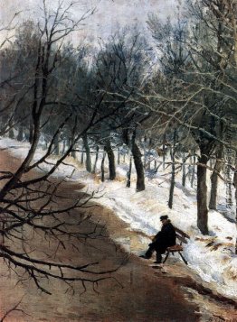 Zubovsky boulevard im Winter