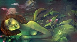 Meerjungfrau im Lotus Pond III