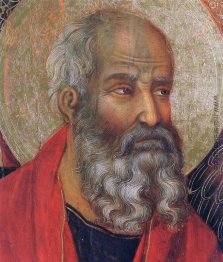 Madonna mit Kind auf dem Thron (Vorderseite-Fragment)