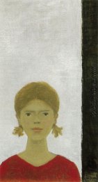 Jeune fille au chandail rouge Jeune fille au chandail rouge