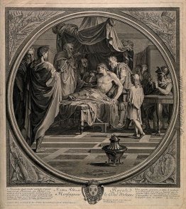 Alexander der Große zeigt sein Vertrauen in seinen Arzt