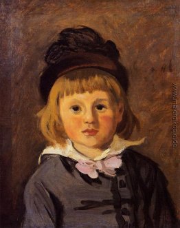 Porträt von Jean Monet einen Hut mit einem Pompom