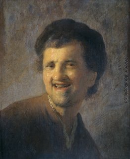 Fehlschlag lachenden jungen Mann