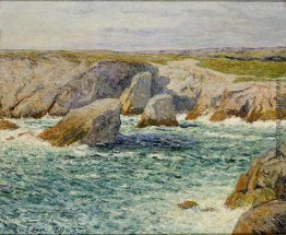 Der Bach Ufer des Quibero