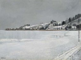 Graue Winterlandschaft bei Mannenbach