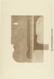 Zwei Profile nach links, eine rechts (Zwei Profil nach links, Ei Zwei Profile nach links, eine rechts (Zwei Profil nach links, Ei