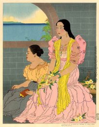 Joaquina Et Sa Mere Au Sermon Du Pere Pons. Rota, Marianen Joaquina Et Sa Mere Au Sermon Du Pere Pons. Rota, Marianen