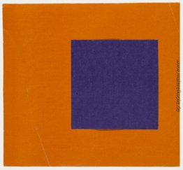Lila und orange aus der Reihe-Linie Form Farbe