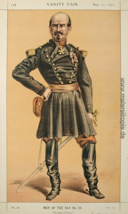 Männer des Tages No.100 Karikatur von Gen Louis Jules Trochu lie