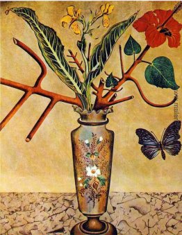 Blumen und Schmetterling