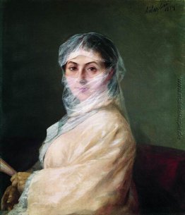 Portrait der Frau des Künstlers Anna Burnazyan