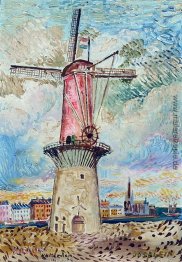 Windmill in Rotterdam Windmill in Rotterdam