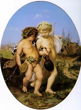 Drunken Bacchus und Amor