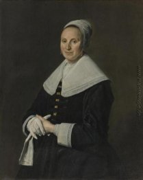 Portrait der Frau mit Handschuhen Portrait der Frau mit Handschuhen