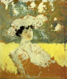 Frau mit einem Hut Frau mit einem Hut