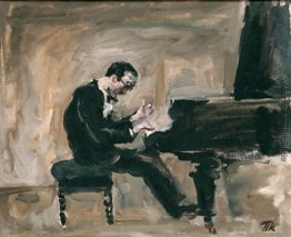 Portrait eines italienischen Pianisten und Dirigenten Carlo Tšek