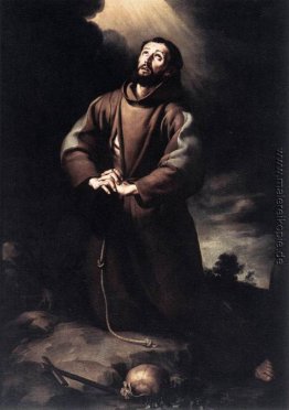 Franz von Assisi am Gebet