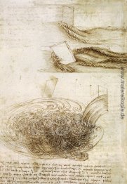 Studium der Wasserdurch Hindernisse und fallen Studium der Wasserdurch Hindernisse und fallen