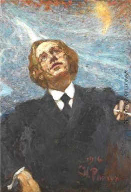 Poet-Futurist (Porträt von Wladimir Wladimirowitsch Majakowski)