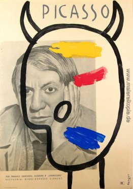 Plakat für Französisch-Film "Le Mystère Picasso '