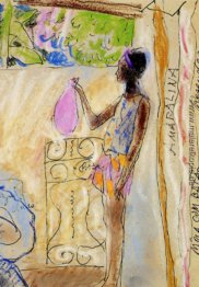 Moça com balão Moça com balão