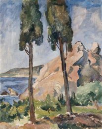 Gurzuf. Zypressen. Gurzuf. Zypressen.