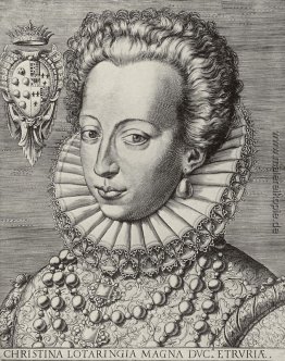 Porträt von Christine von Lothringen, Großherzogin von Toskana