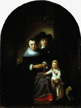 Eine niederländische Familiengruppe