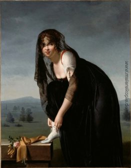 Une étude de femme d'après nature (Portrait de Madame Soustras)