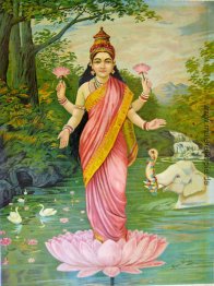 Lakshmi, die Göttin des Reichtums Lakshmi, die Göttin des Reichtums