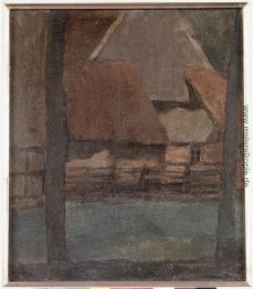 Gable Farm mit Bäumen Gable Farm mit Bäumen