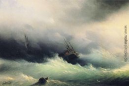 Schiffe in einem Sturm