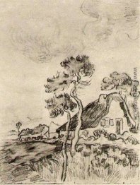 Ferienhäuser und Bäume Ferienhäuser und Bäume