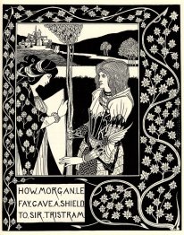 Wie Morgan Le Fay gab ein Schild an Sir Tristram