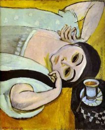 Laurette Kopf mit einer Tasse Kaffee Laurette Kopf mit einer Tasse Kaffee