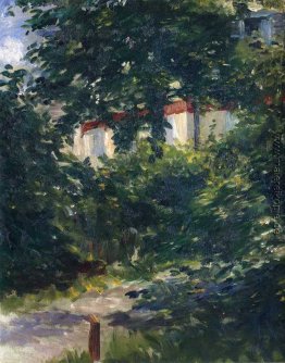 Der Garten um das Haus von Manet