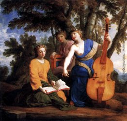 Melpomene, Erato und Polyhymnia